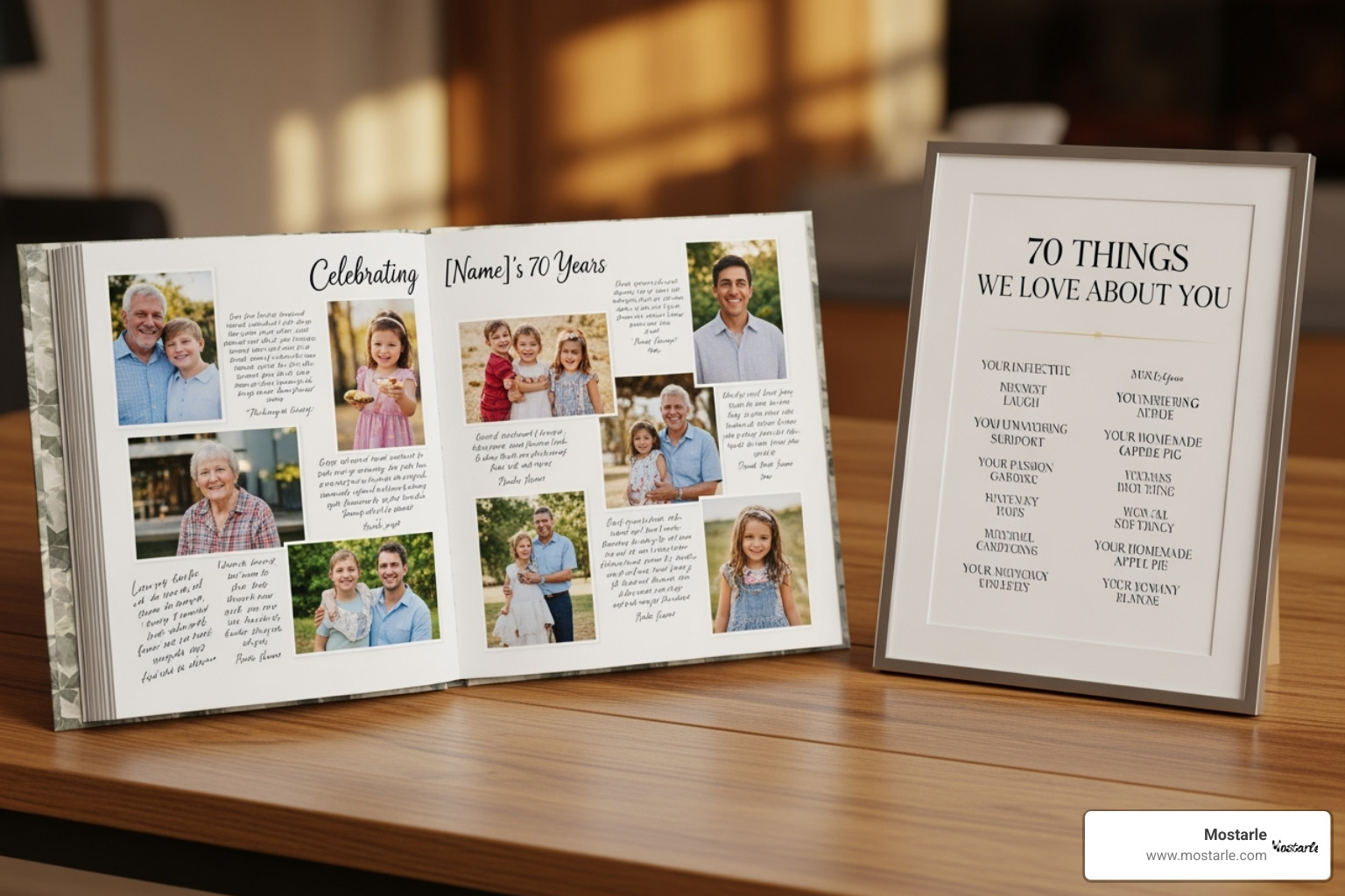 custom birthday book or piece of art - unusual 70th birthday gifts for her