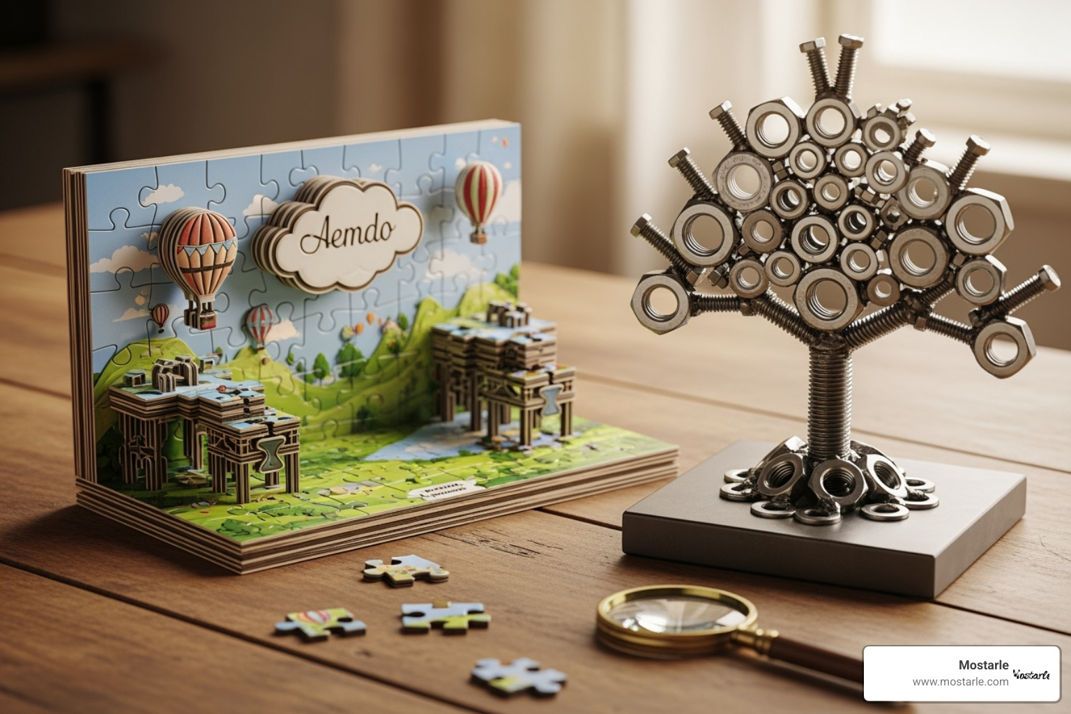 custom Mostarle 3D puzzle or personalized hardware art - one-of-a-kind presents