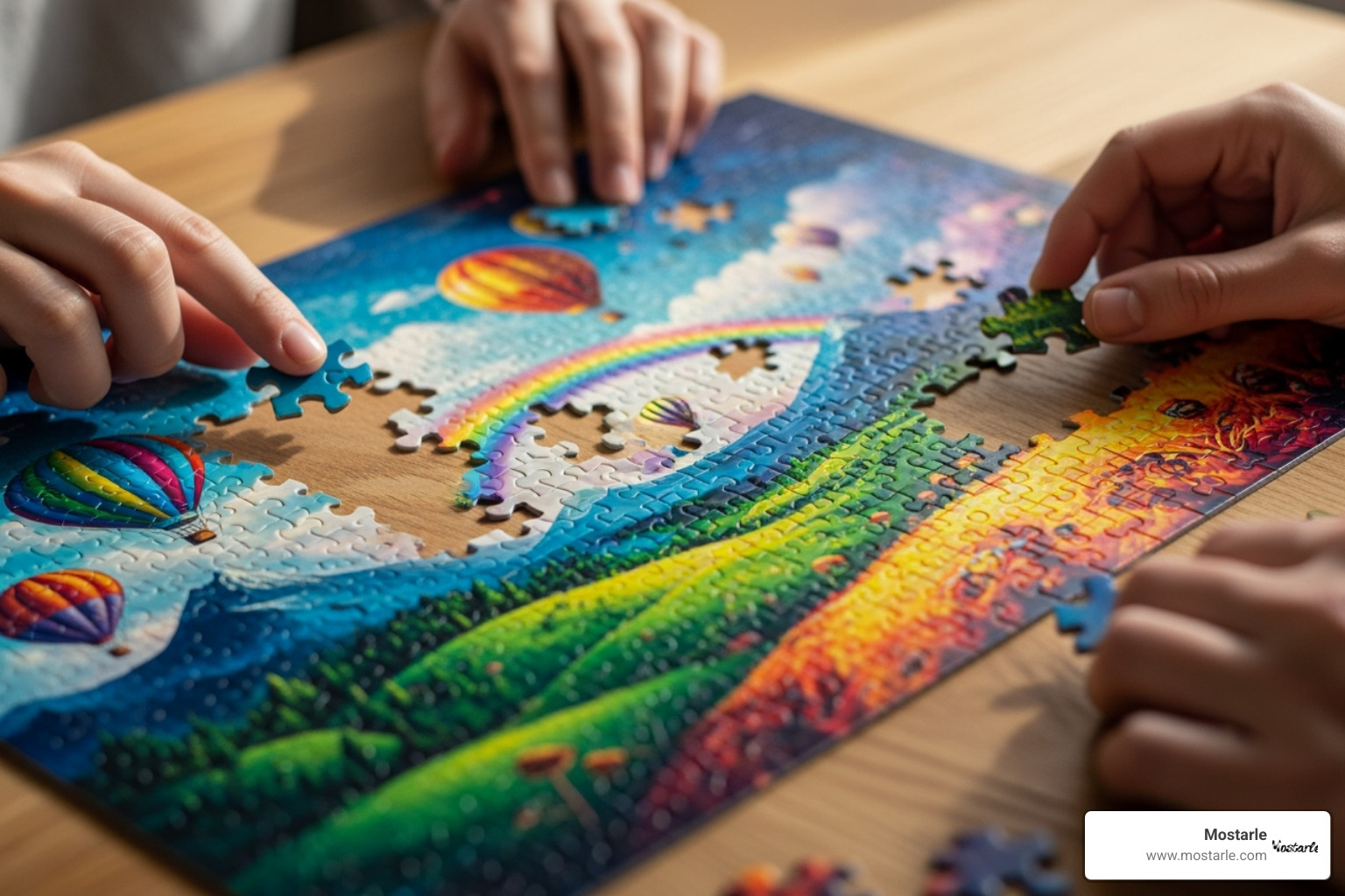 vibrant jigsaw puzzle - best puzzles for adults