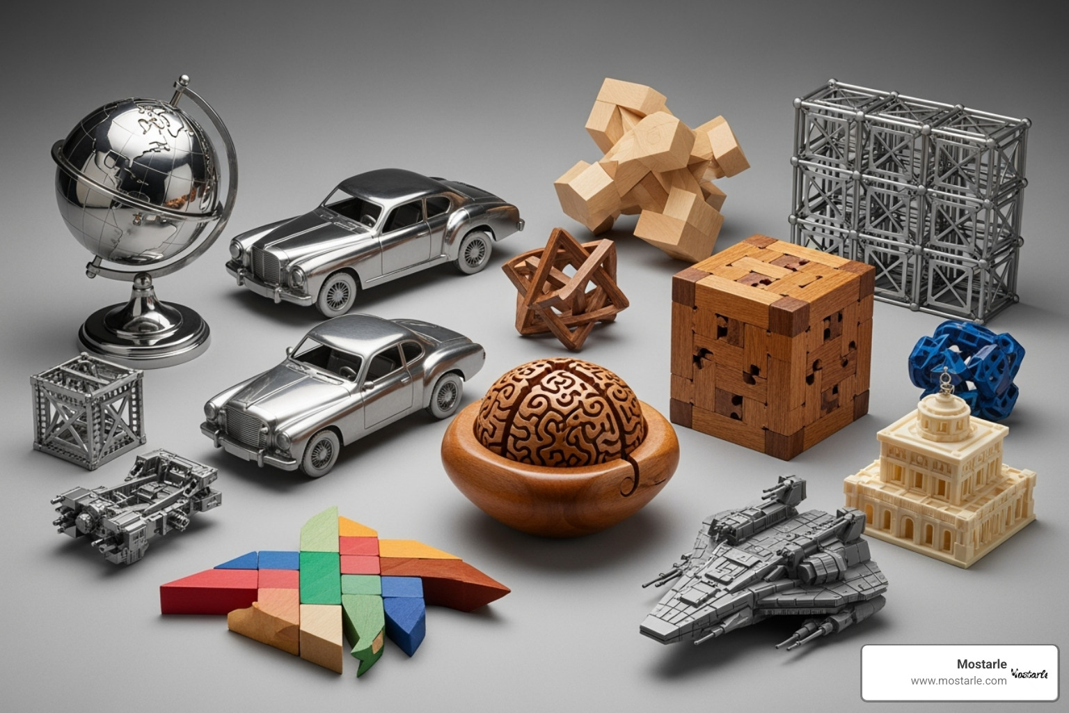 various Mostarle 3D puzzles made from different materials - 3d adult puzzle various Mostarle 3D puzzles made from different materials - 3d adult puzzle