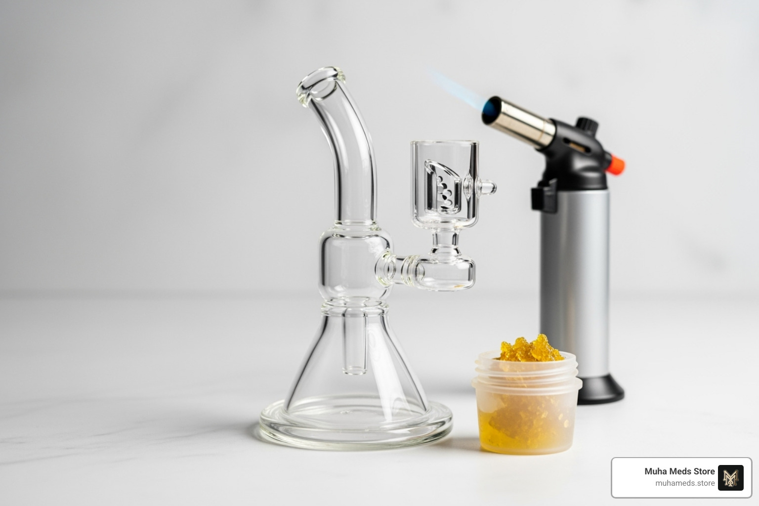 A dab rig setup - Buy Cannabis concentrate