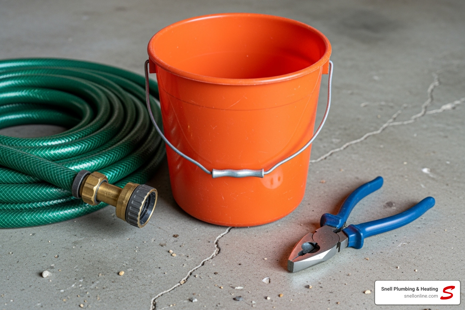 Tools needed for flushing a water heater (hose, bucket, pliers) - flush water heater hillsboro Tools needed for flushing a water heater (hose, bucket, pliers) - flush water heater hillsboro