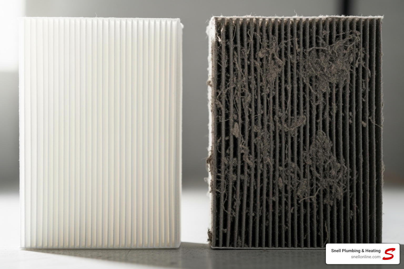clean air filter next to dirty one - ac installation virden il clean air filter next to dirty one - ac installation virden il