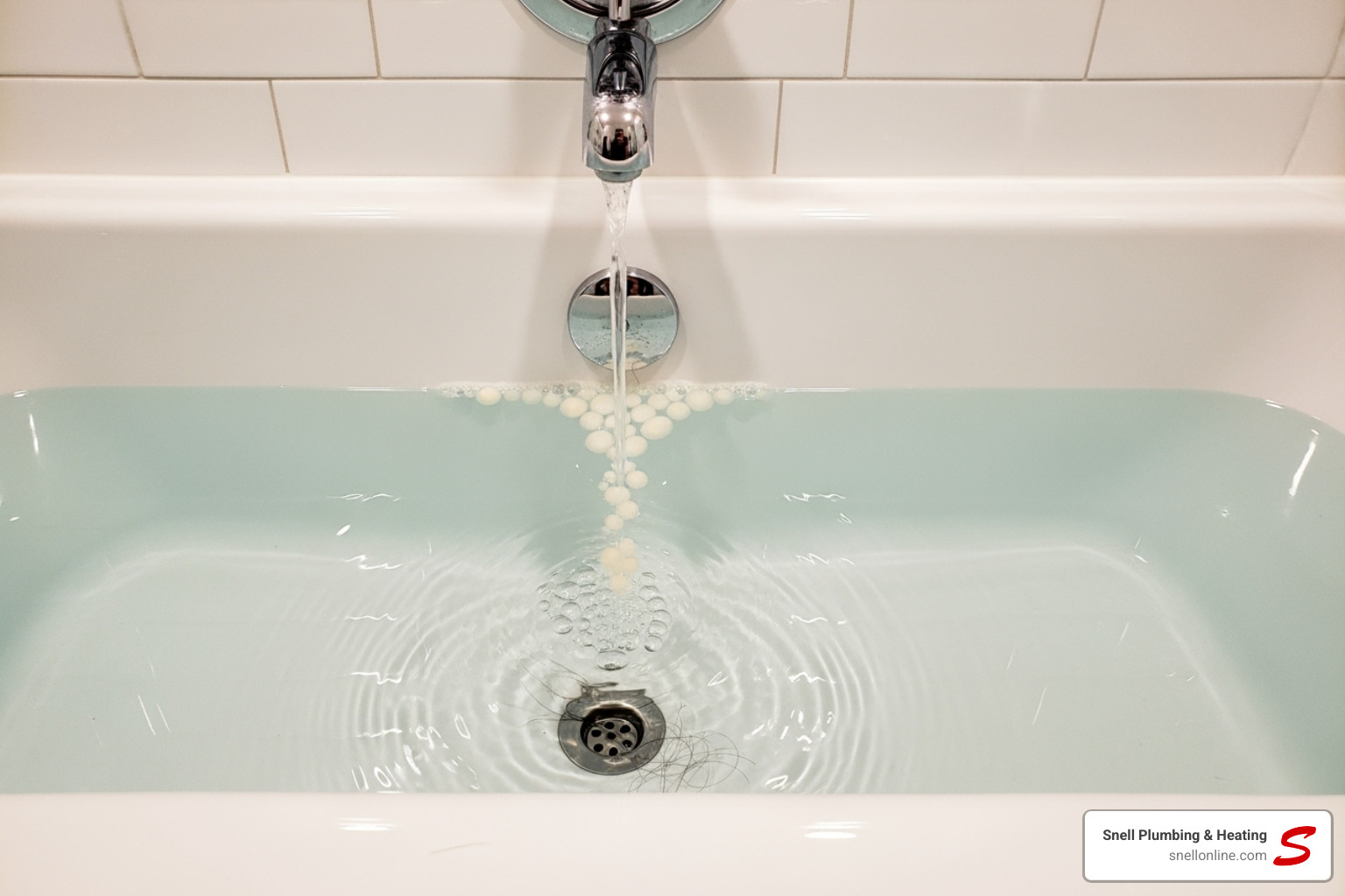 slow-draining bathtub - clean out service hillsboro