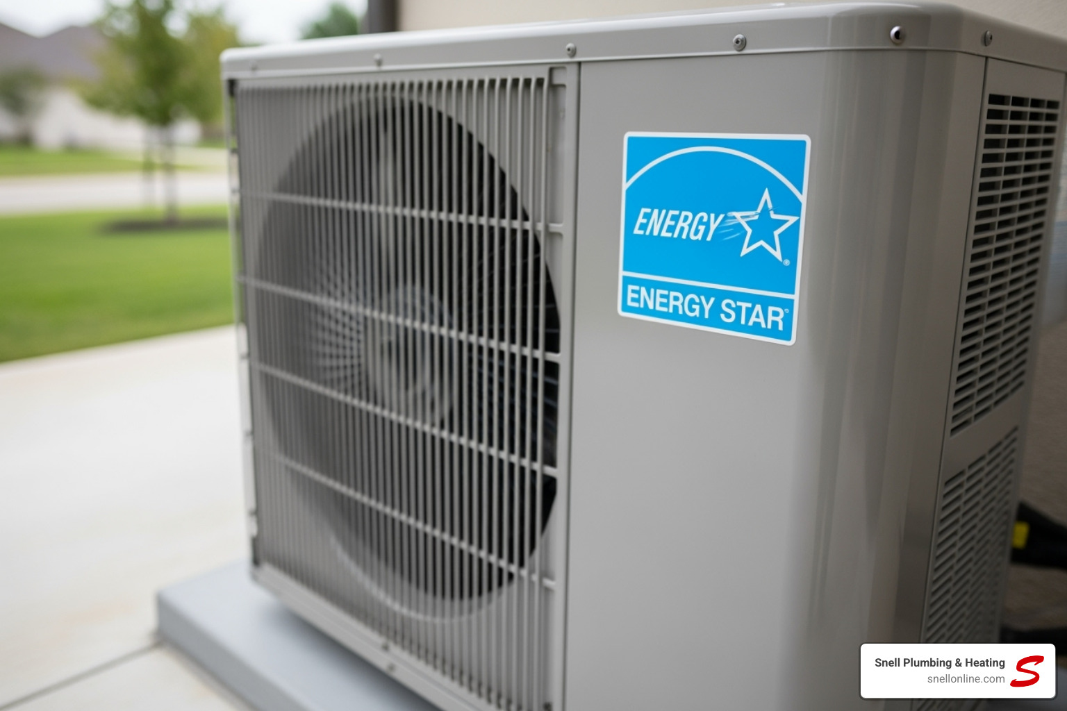 ENERGY STAR logo on a new AC unit - replace old ac with new energy efficient unit virden ENERGY STAR logo on a new AC unit - replace old ac with new energy efficient unit virden