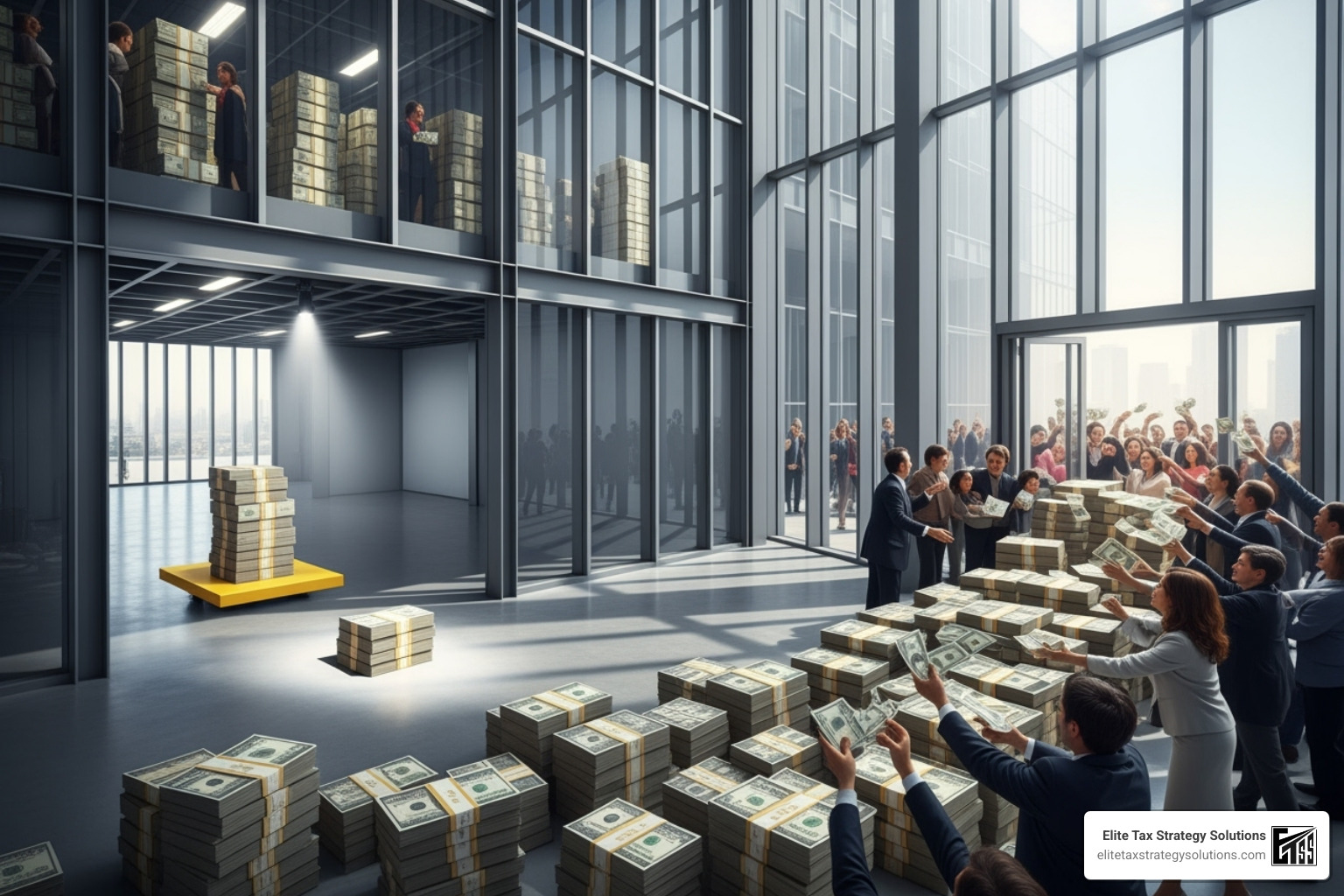 a flowchart showing money flowing into a corporation at a low tax rate, then being distributed - income tax planning for high earners a flowchart showing money flowing into a corporation at a low tax rate, then being distributed - income tax planning for high earners