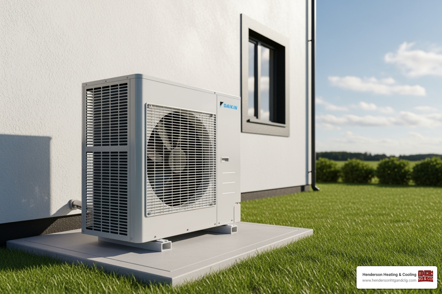 Modern Daikin outdoor unit - ac installation lebanon mo