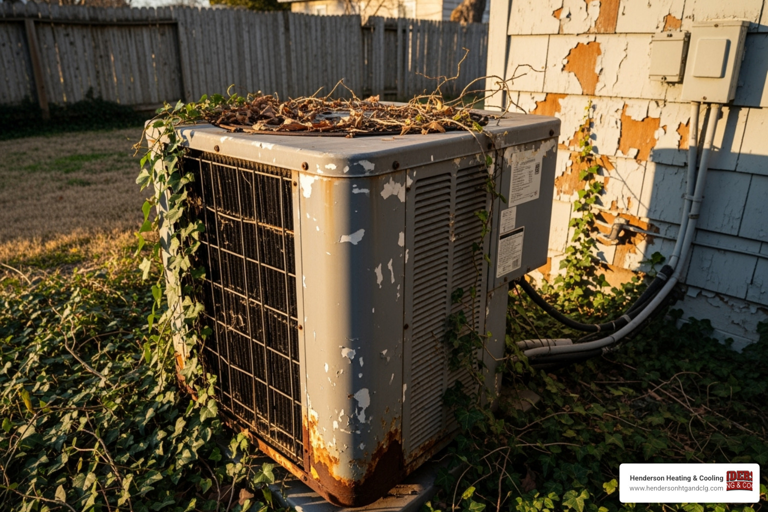 Old outdoor AC unit - ac installation lebanon mo