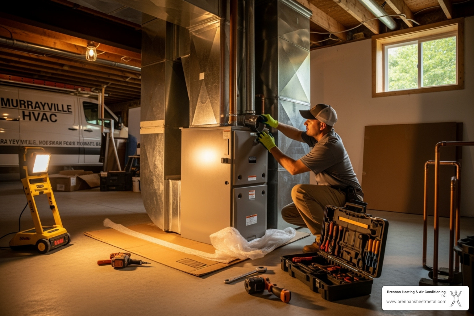 Brennan Heating & Air Conditioning, Inc. company logo - furnace installation murrayville