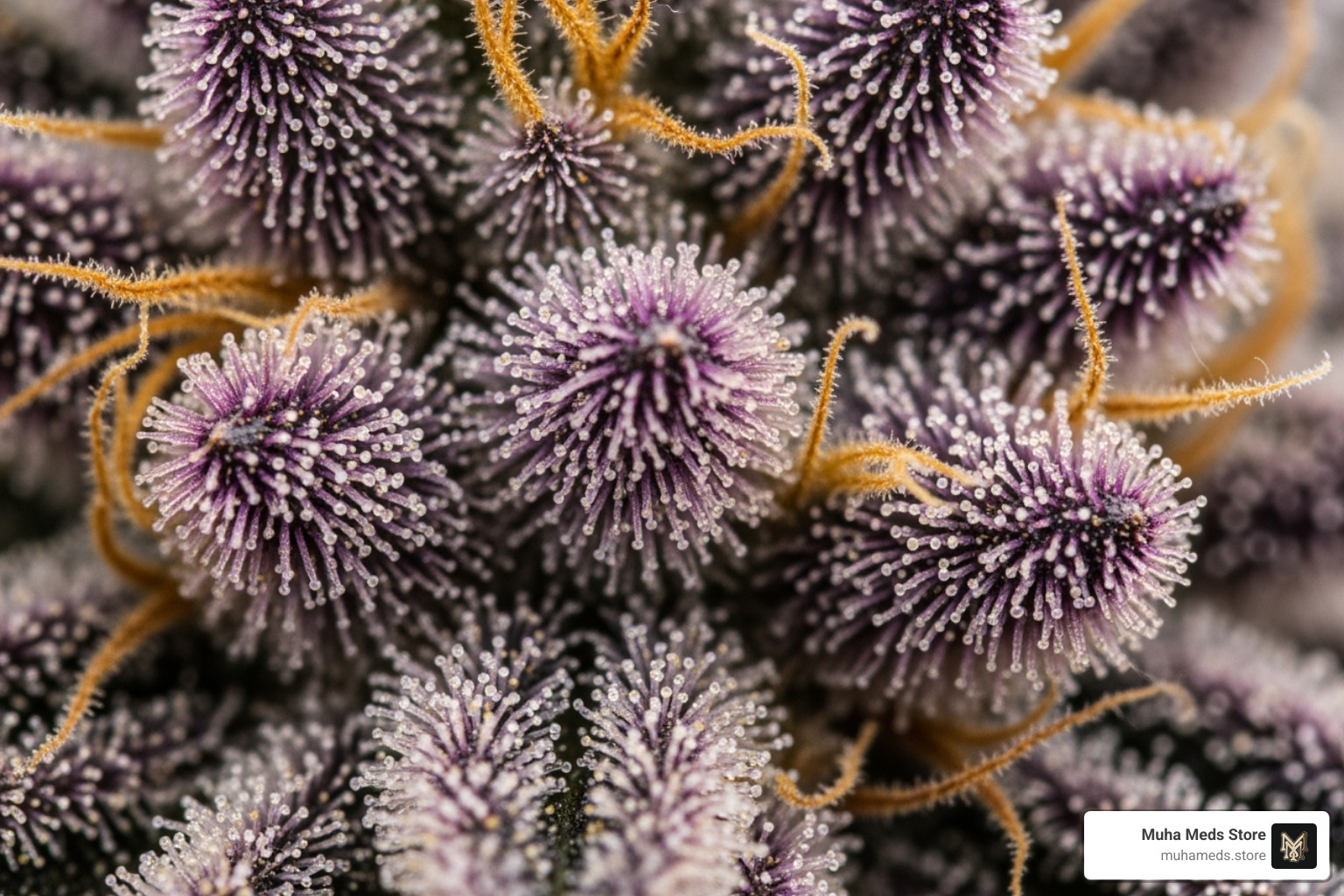Animal Tsunami dense, purple-tinted trichomes - buy Animal Tsunami Strain
