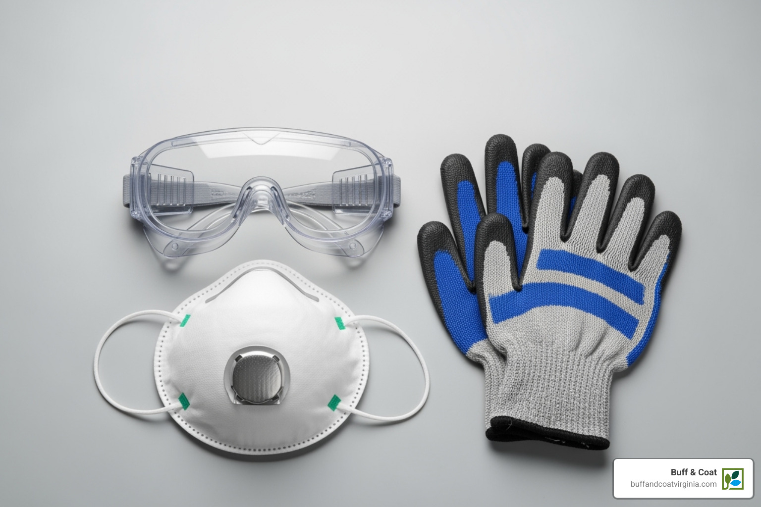 safety gear: goggles, dust mask, and gloves - how to buff hardwood floors safety gear: goggles, dust mask, and gloves - how to buff hardwood floors