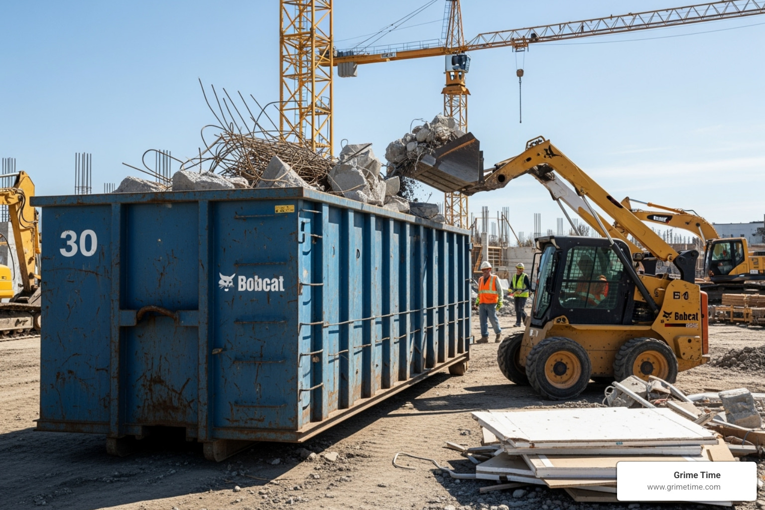 30-yard dumpster for a large project - Liberty Hill dumpster rental