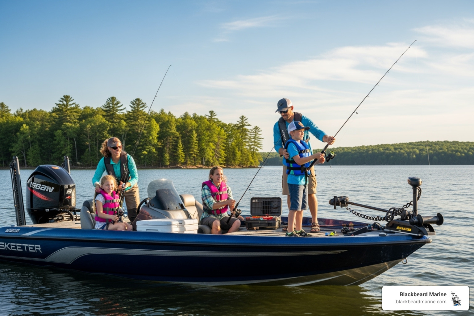 Skeeter, G3, SeaArk, Lowe, or Blazer Bay fishing boat - luxury family boats Skeeter, G3, SeaArk, Lowe, or Blazer Bay fishing boat - luxury family boats