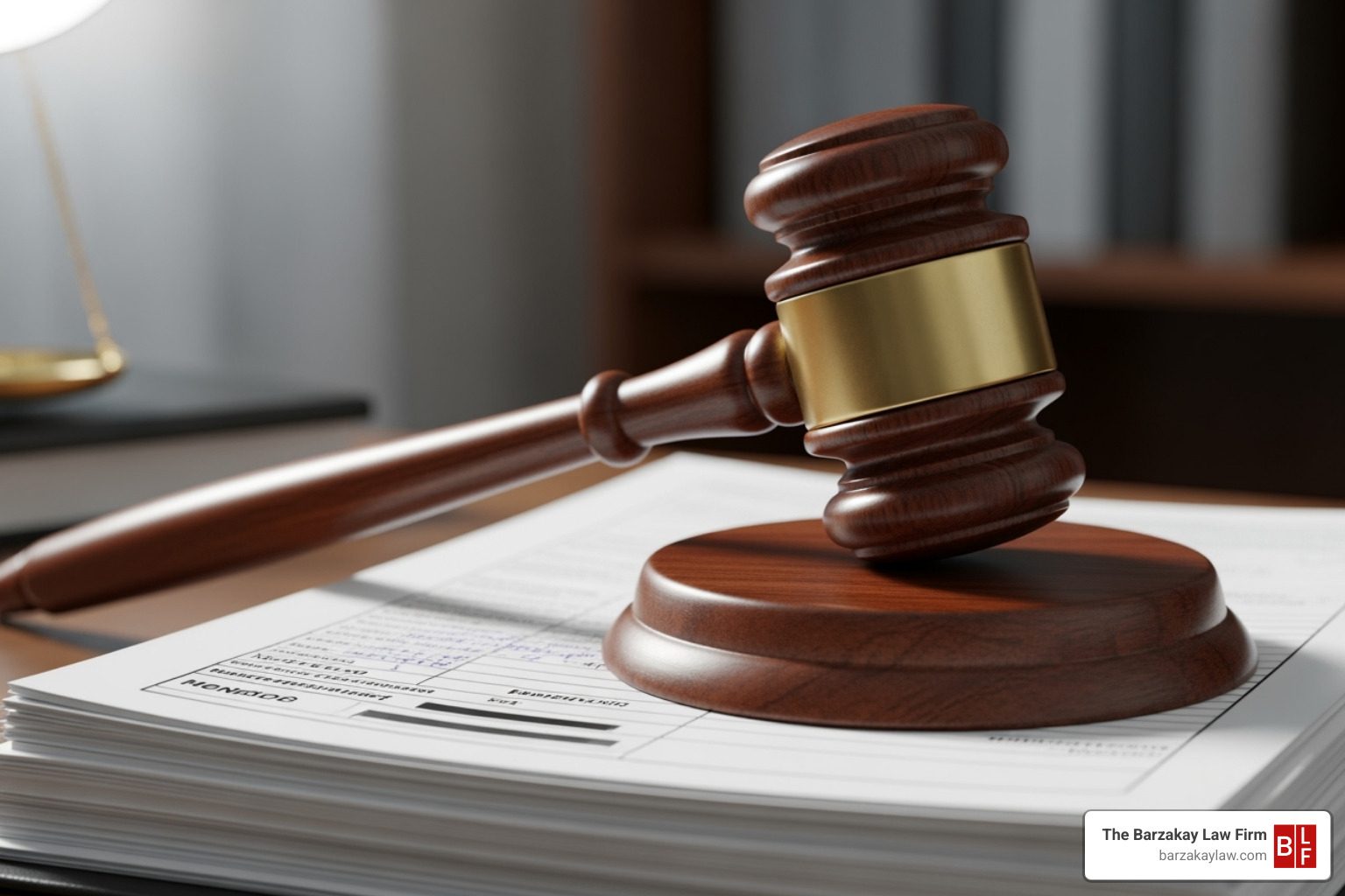 gavel resting on a medical chart - How to sue hospital