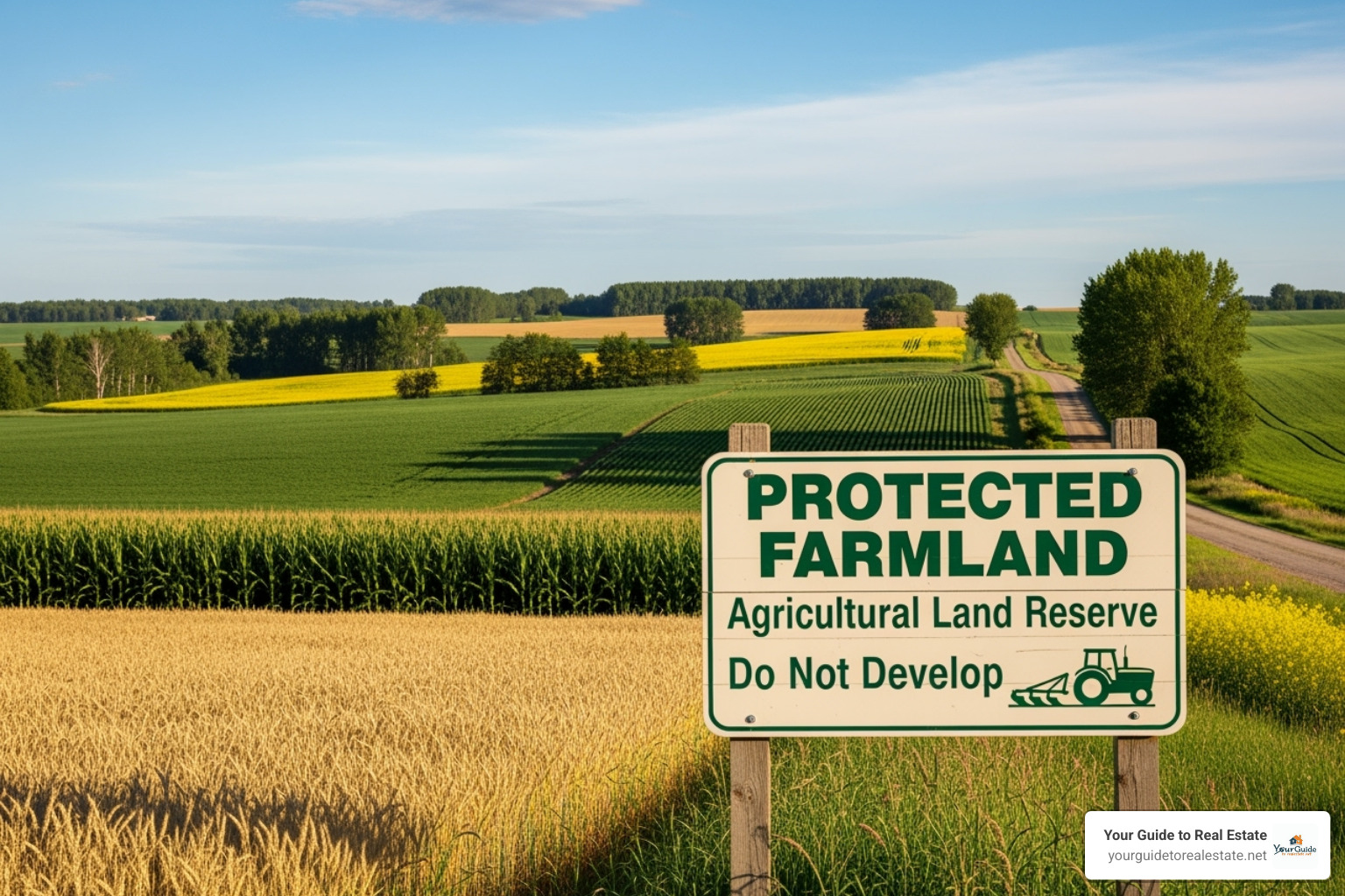 Protected Farmland Sign - what property is exempt from eminent domain