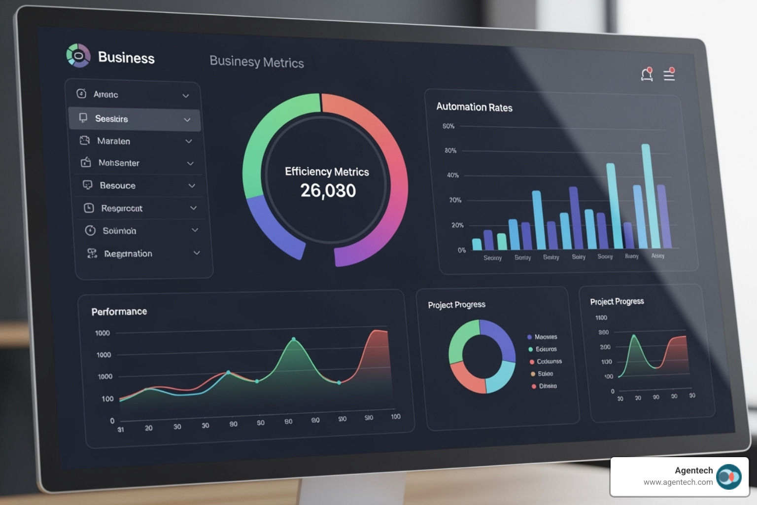 dashboard showing key performance indicators like reduced cycle time and increased automation rate - how is ai changing the insurance claims process
