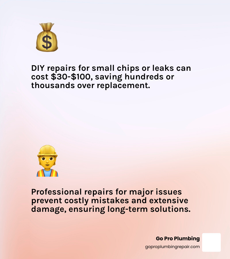 Infographic comparing DIY savings vs. professional repair costs - showers and tubs repair infographic 2_facts_emoji_light-gradient Infographic comparing DIY savings vs. professional repair costs - showers and tubs repair infographic 2_facts_emoji_light-gradient