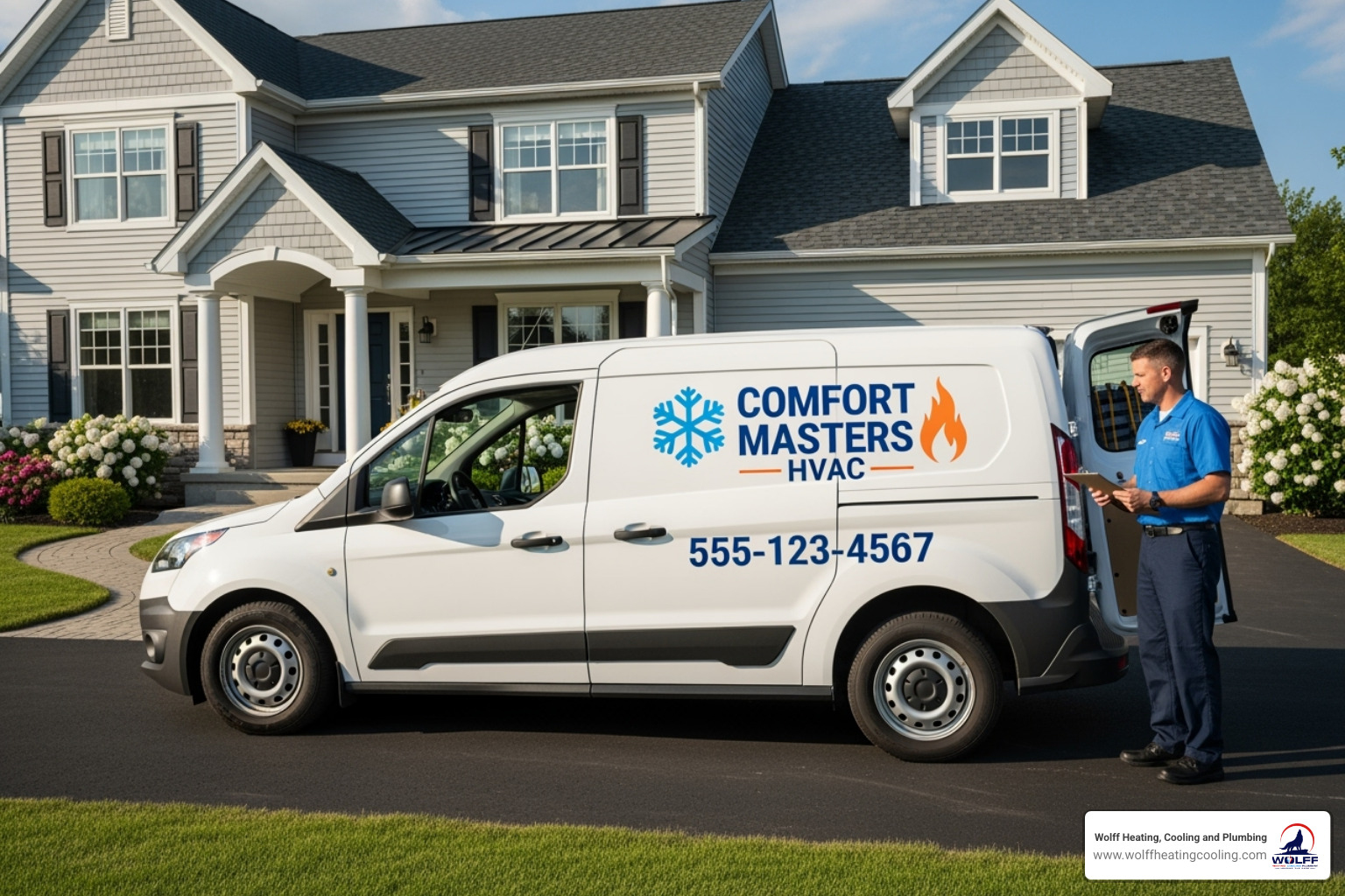 branded service van - easy hvac financing placitas