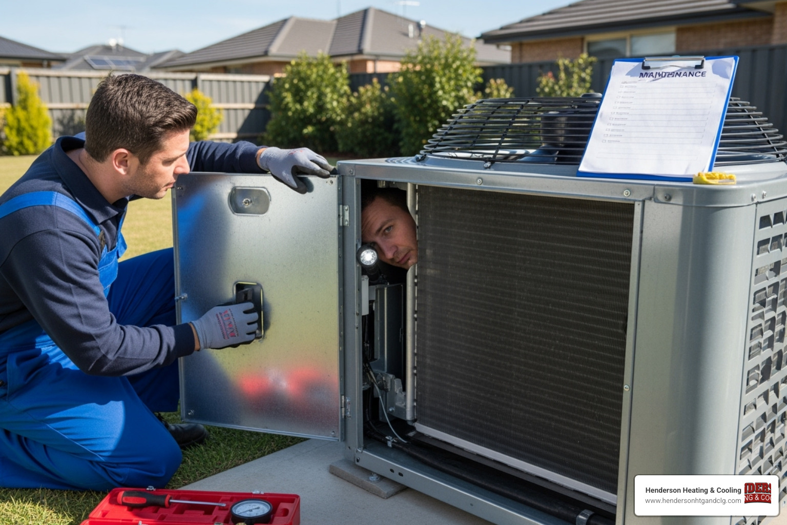 Calendar with spring and fall highlighted for HVAC service - hvac systems maintenance