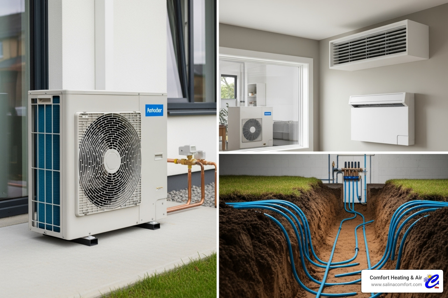 three main types of heat pumps - heat pump installation salina ks