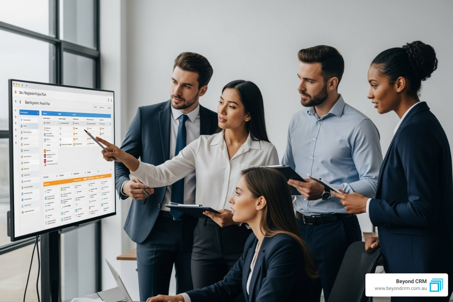 A project manager reviewing a data migration checklist - data migration project A project manager reviewing a data migration checklist - data migration project