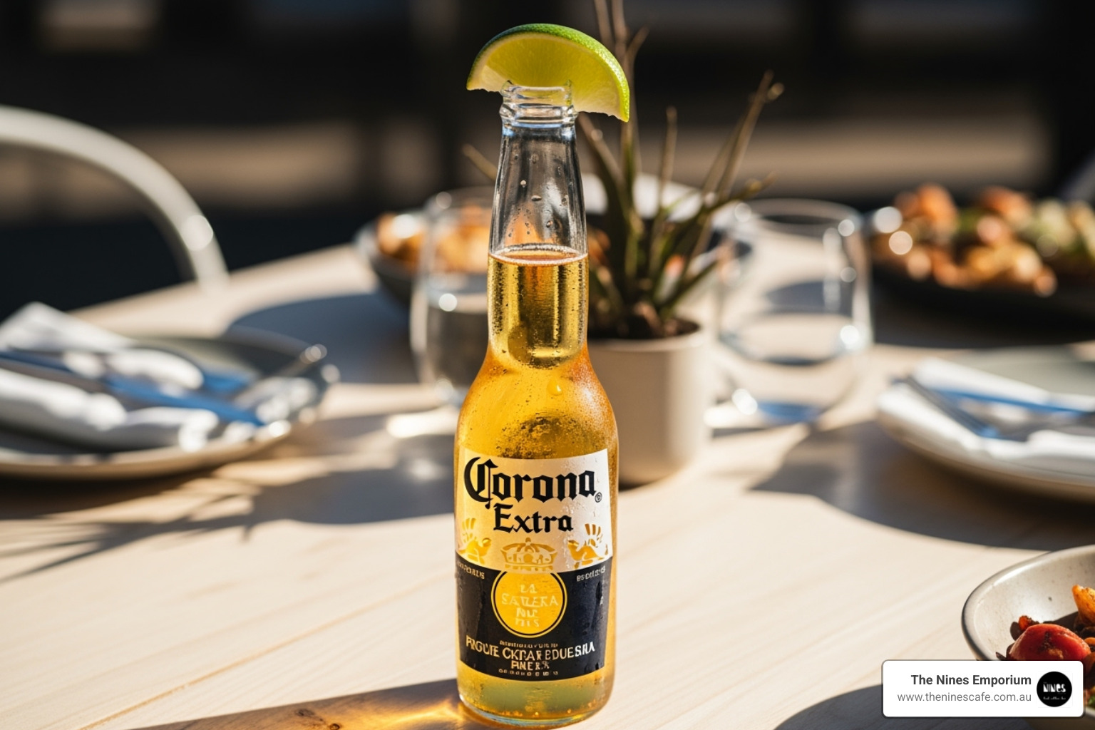 corona beers available at The Nines