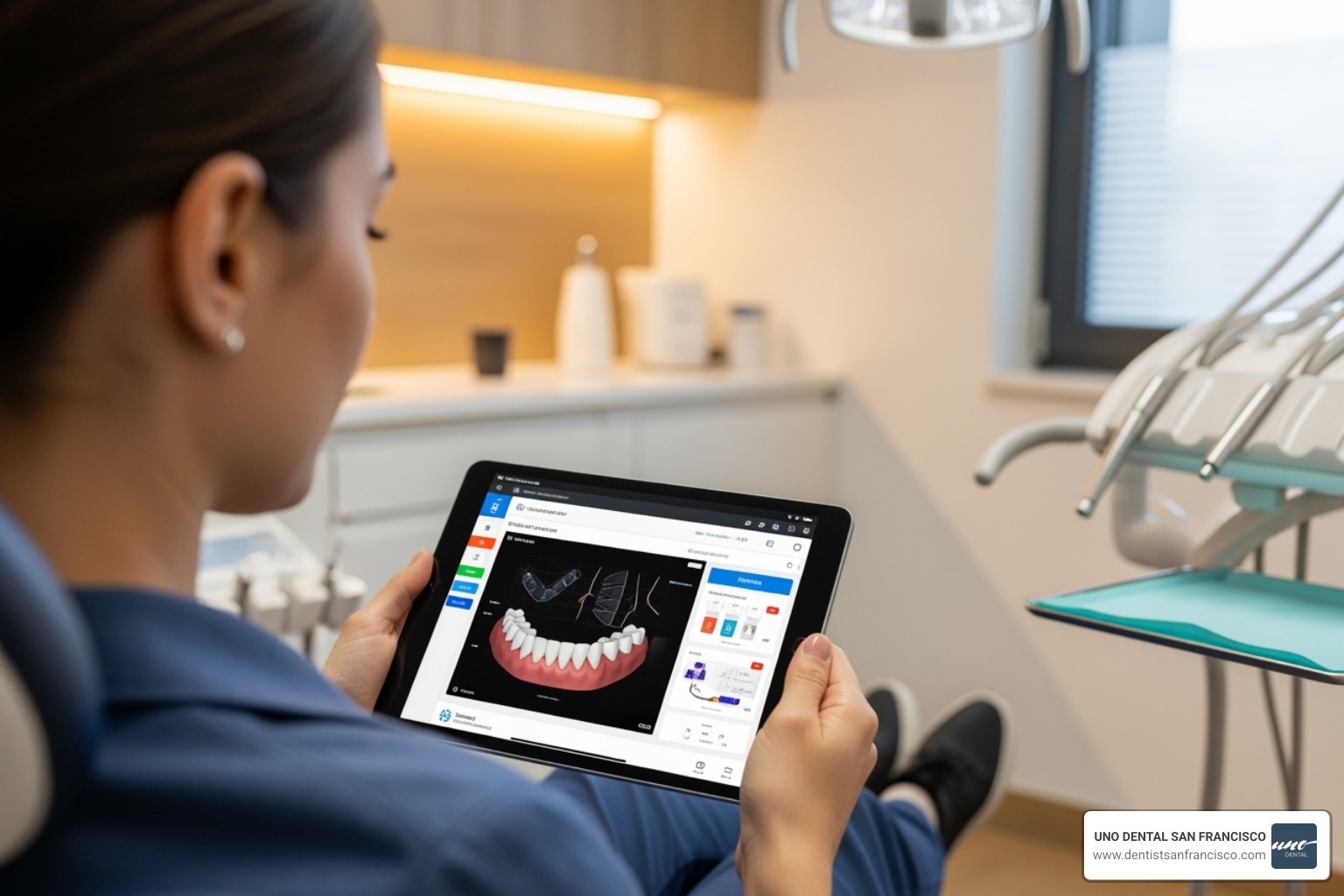 person reviewing a dental treatment plan - How much dental implants