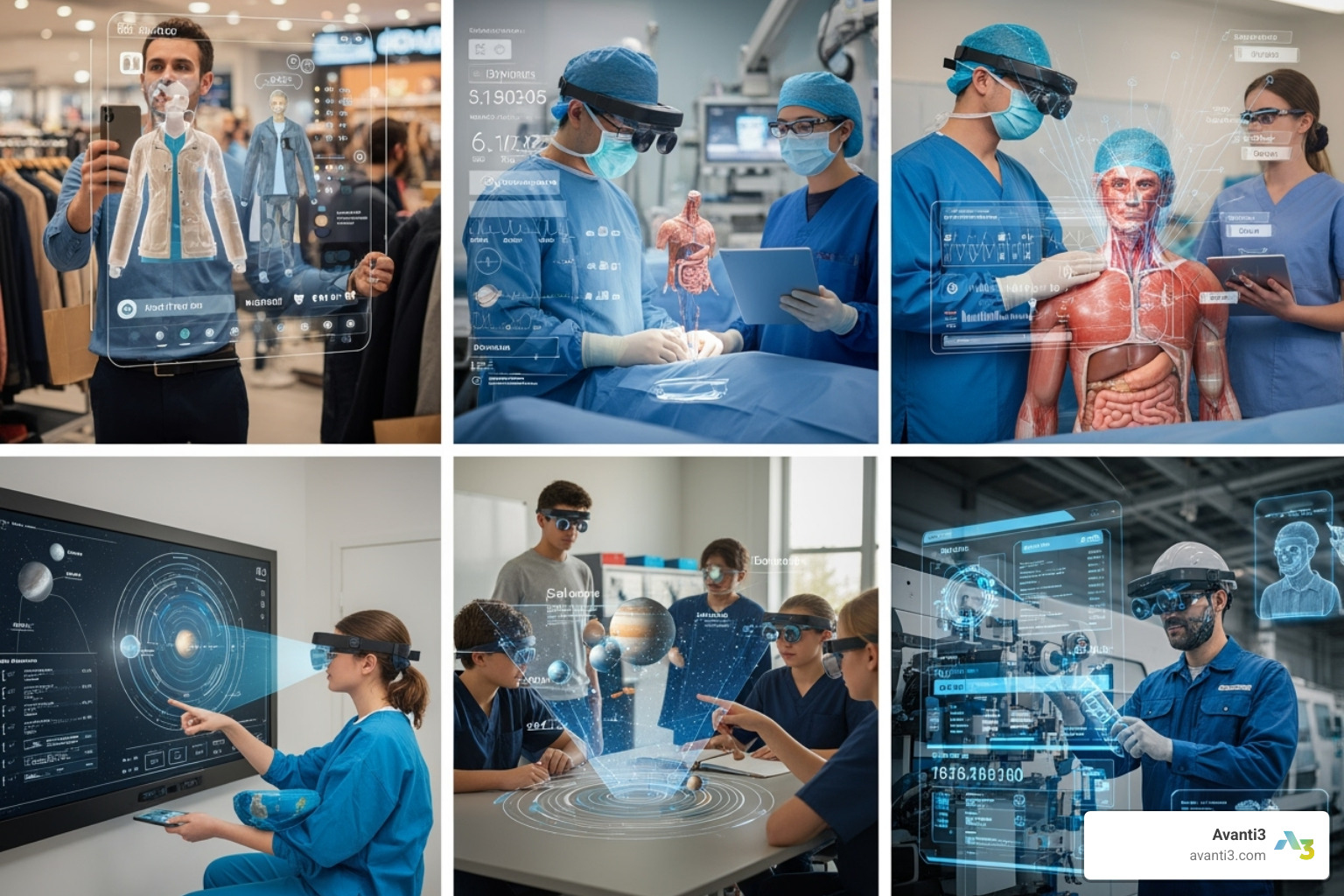 AR in different industries - Create AR experiences