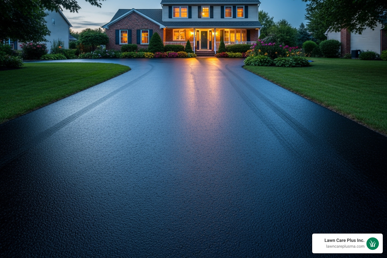 freshly sealed driveway - replace driveway