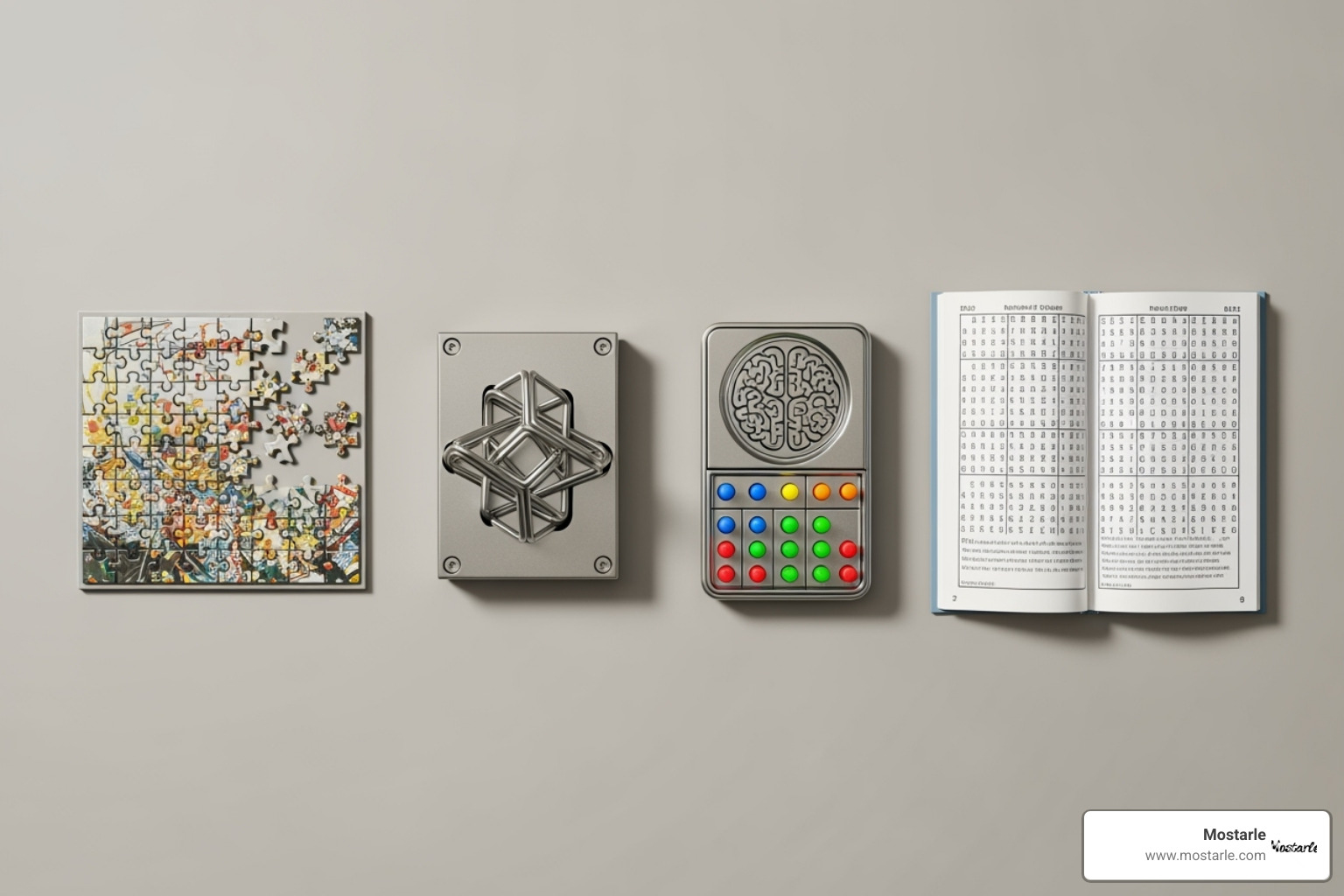 different types of small puzzles - stocking filler puzzles for adults