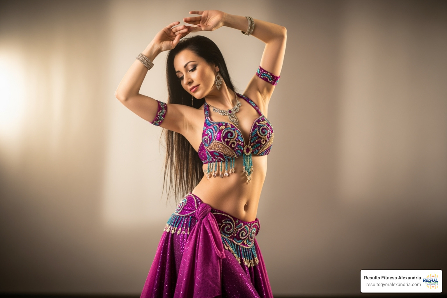 Belly Dance Hip Circles - zumba abs workout for beginners