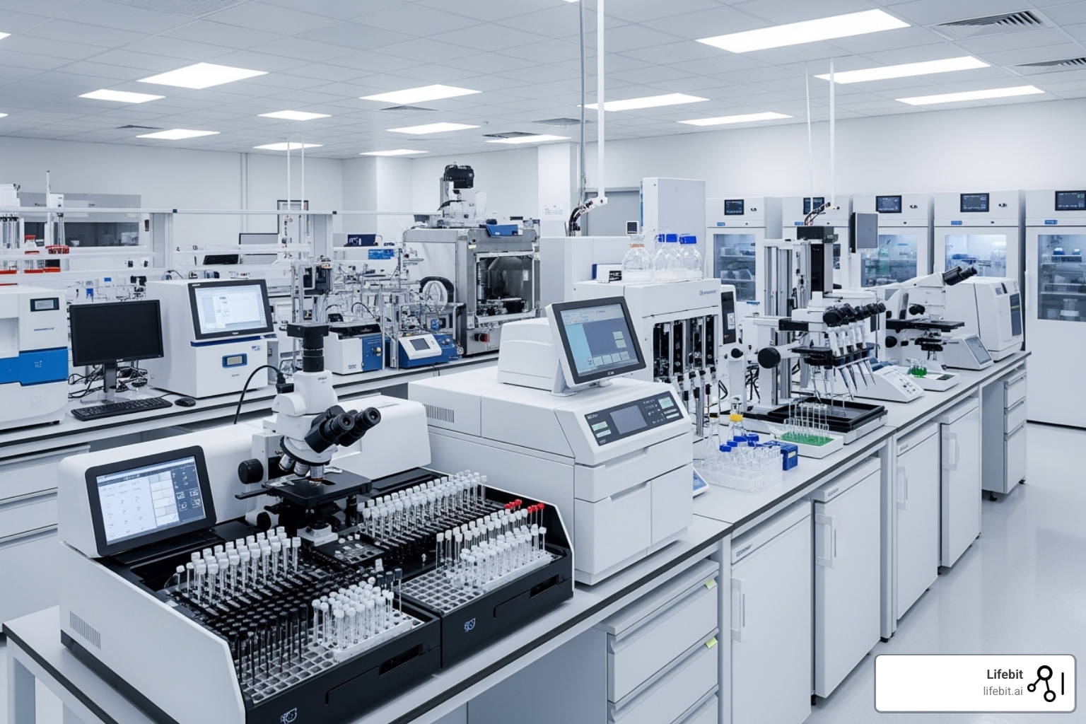 Modern well-equipped laboratory space - london biotech network