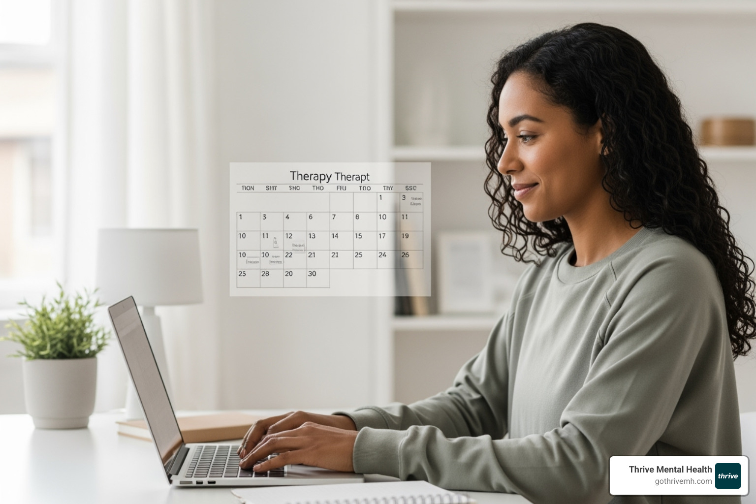 A person balancing work on a laptop with a calendar showing therapy appointments, symbolizing flexibility - how do intensive outpatient programs work