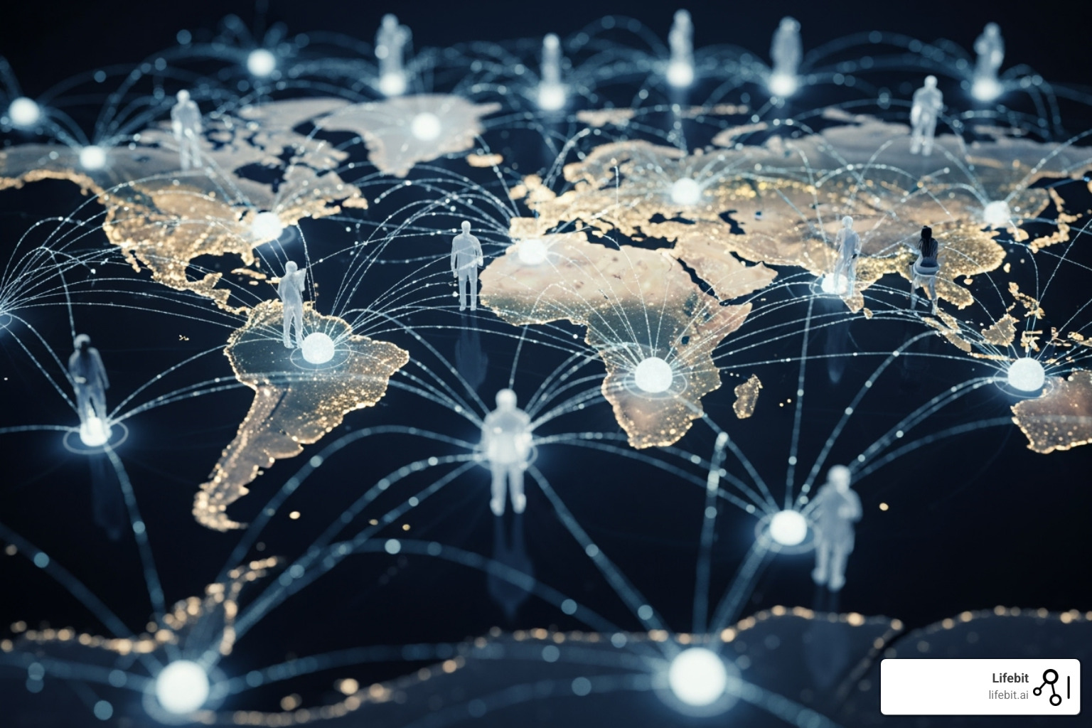 a global, interconnected network of data and researchers - AI-driven clinical trials