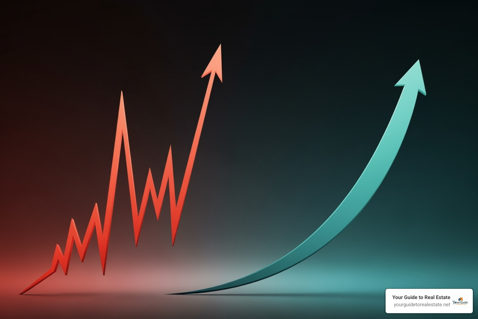 Historical chart comparing the long-term growth of $1 invested in the S&P 500 (stocks) versus $1 invested in the Bloomberg Aggregate Bond Index (bonds) - bonds vs stocks