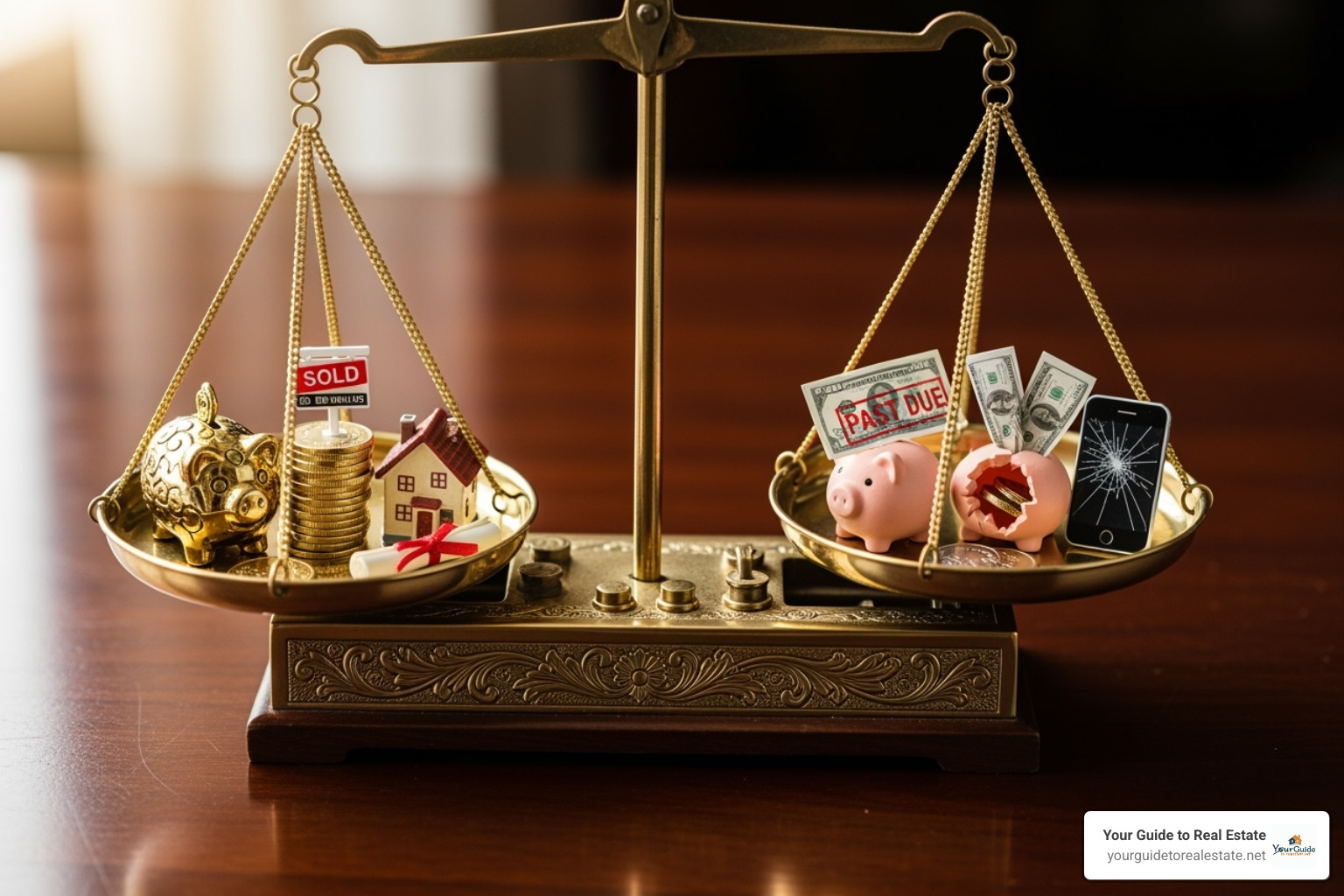 a scale balancing the advantages and disadvantages of mutual funds - 4 types of mutual funds