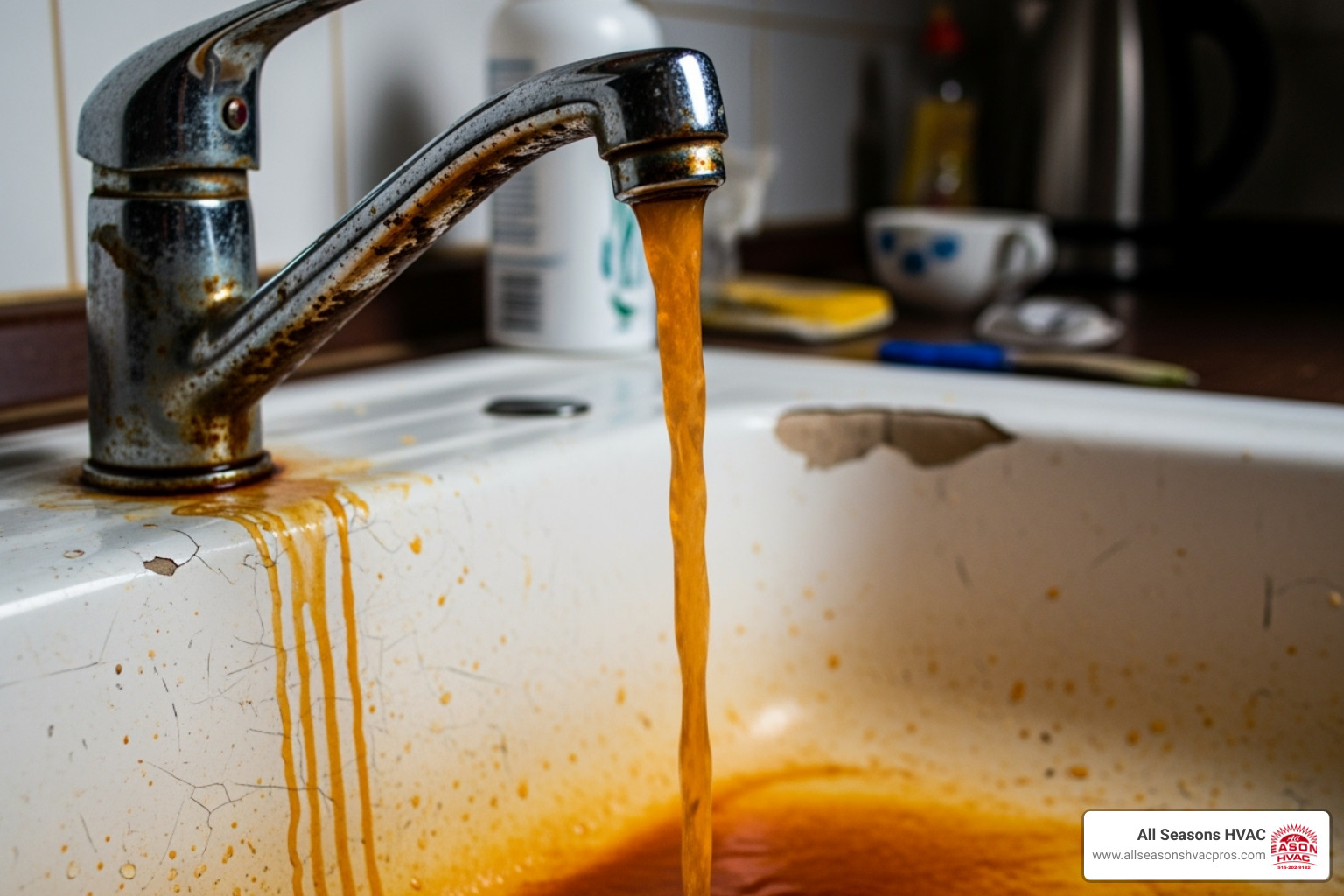 rusty water coming from a faucet. - water heater installation des moines ia rusty water coming from a faucet. - water heater installation des moines ia