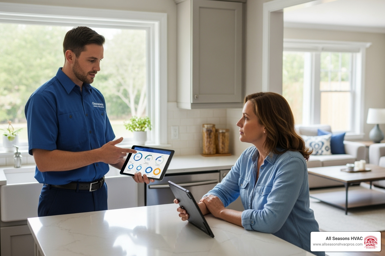 a plumber providing an upfront quote to a homeowner. - water heater installation des moines ia a plumber providing an upfront quote to a homeowner. - water heater installation des moines ia