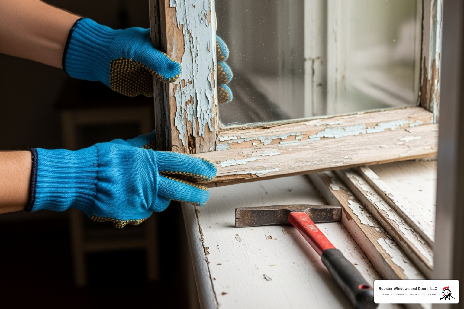 Safely removing an old window sash - install replacement windows