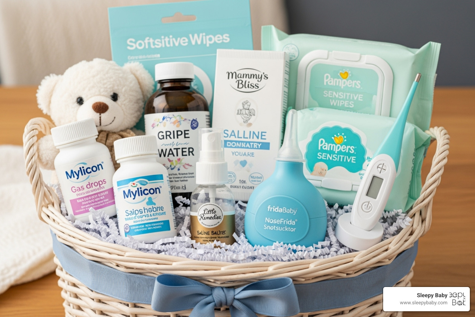curated gift basket with baby essentials - 10 top baby gifts