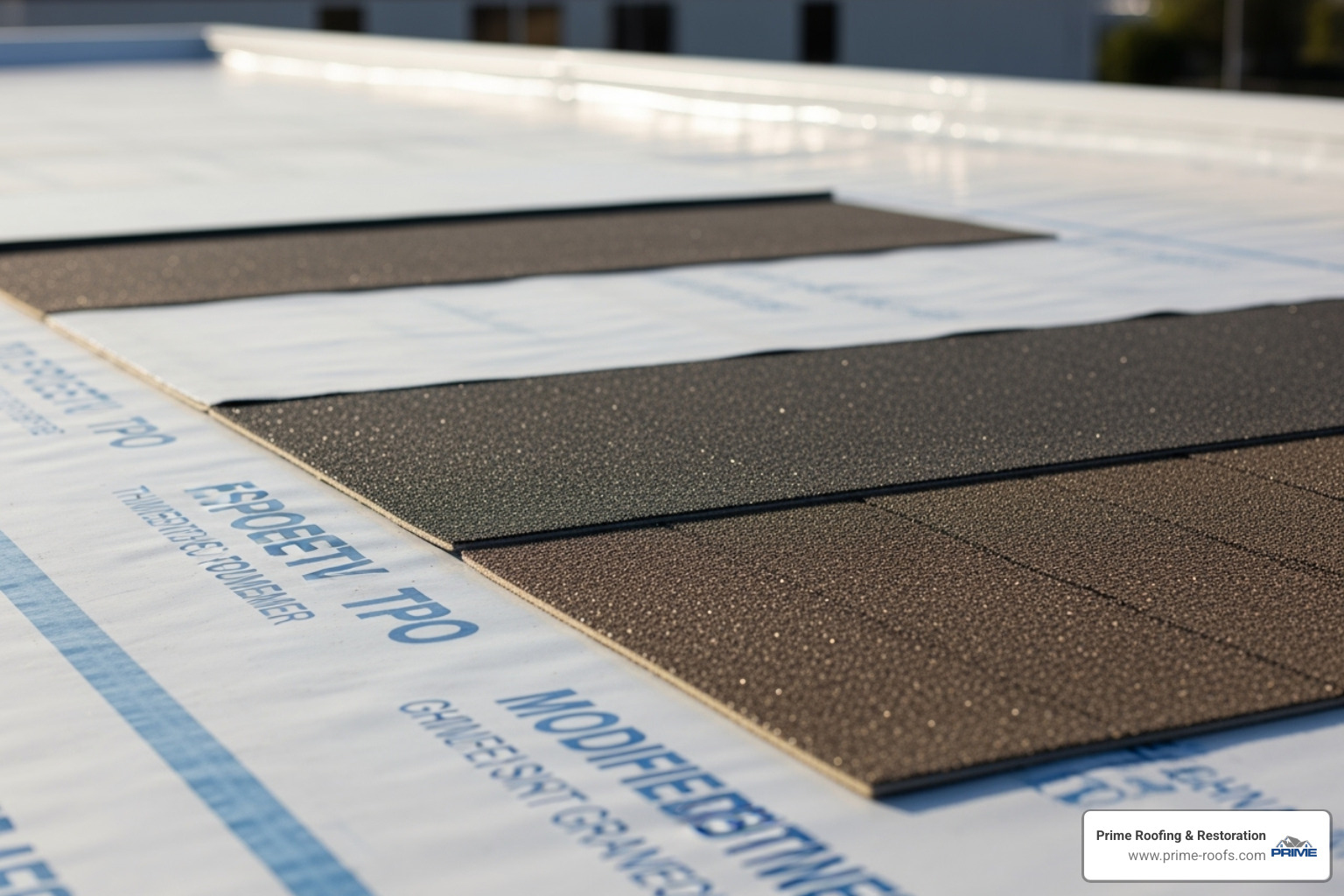 Commercial roofing materials - commercial flat roof replacement