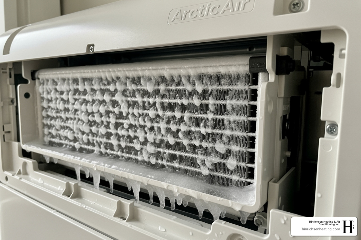 frozen evaporator coil on an indoor ductless unit - ductless ac repair bloomington il frozen evaporator coil on an indoor ductless unit - ductless ac repair bloomington il