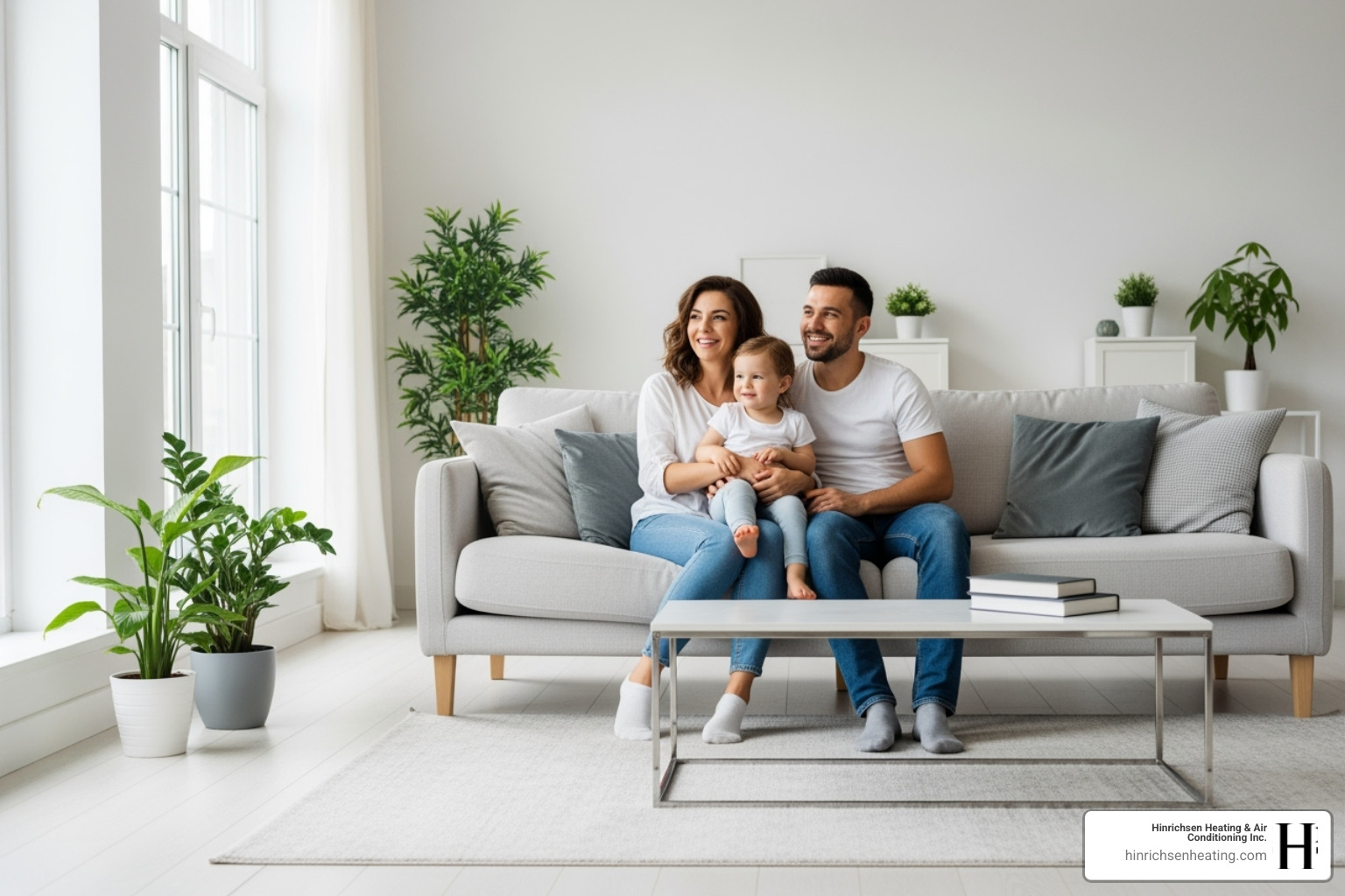 Family breathing easily in a fresh-looking home - duct cleaning service peoria il Family breathing easily in a fresh-looking home - duct cleaning service peoria il