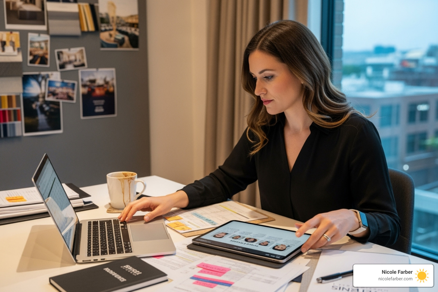 event planner reviewing speaker profiles - entrepreneur motivational speakers
