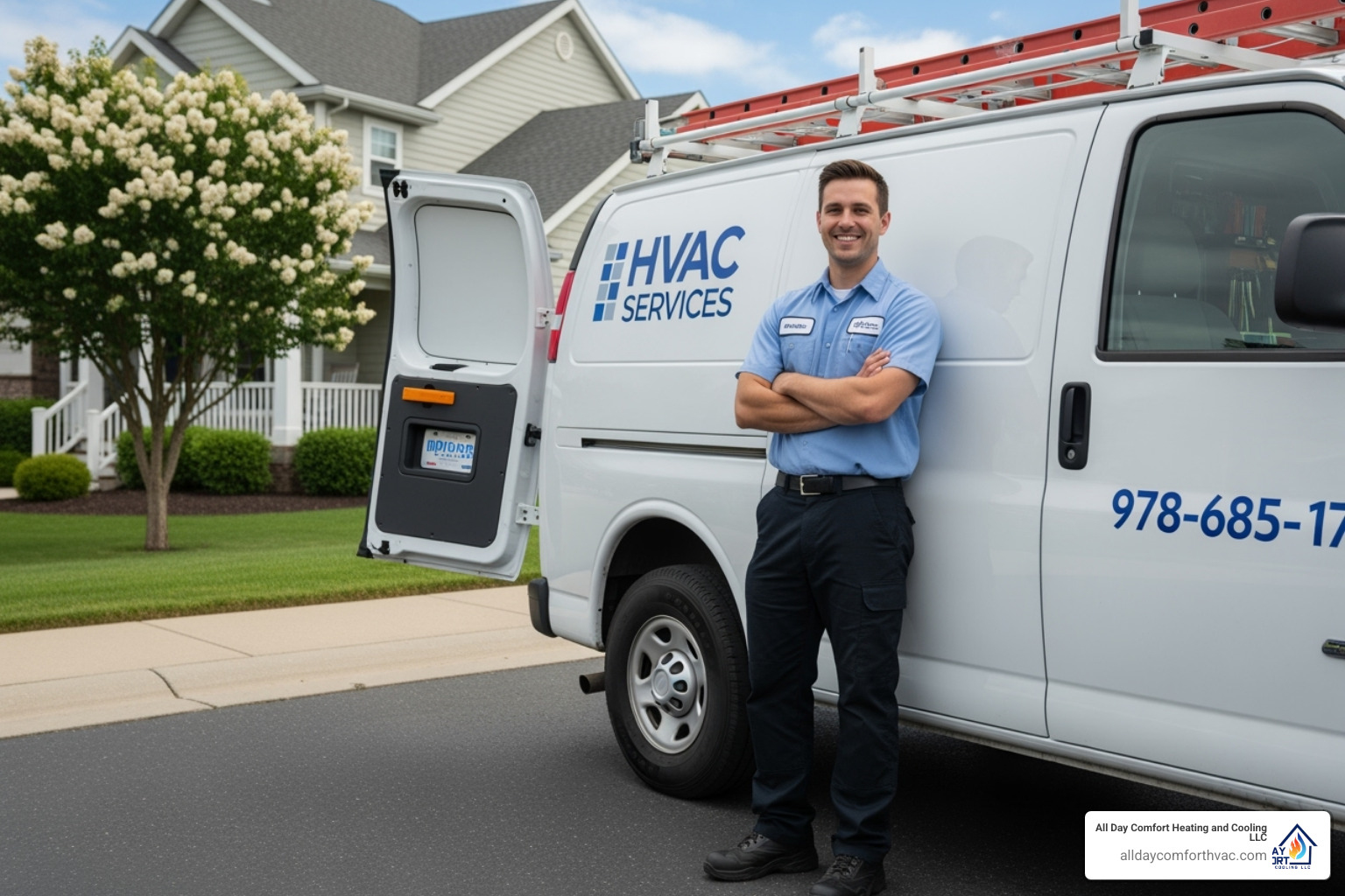 a friendly, professional HVAC technician with a van - heater maintenance and repair kansas city mo a friendly, professional HVAC technician with a van - heater maintenance and repair kansas city mo
