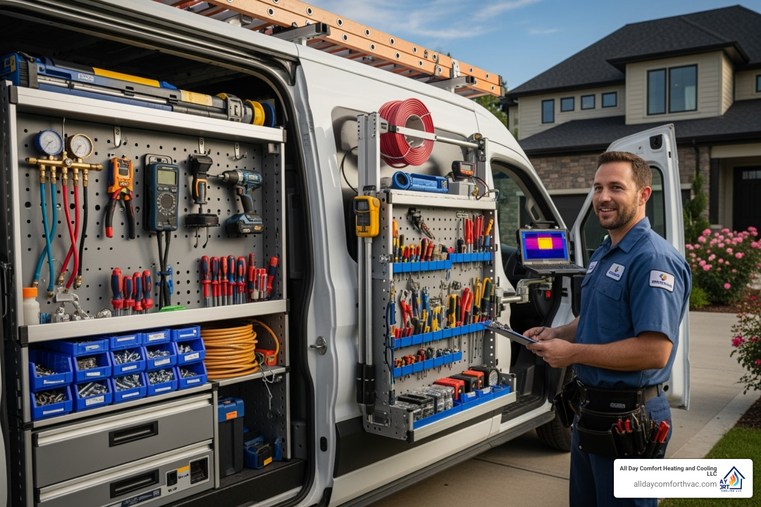 HVAC technician with fully stocked van - emergency hvac repair independence mo HVAC technician with fully stocked van - emergency hvac repair independence mo