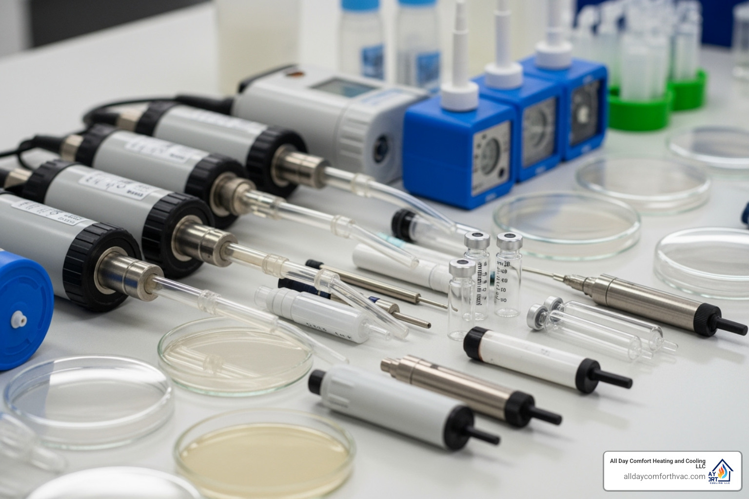 various air quality testing tools and sample containers - indoor air quality testing independence mo various air quality testing tools and sample containers - indoor air quality testing independence mo