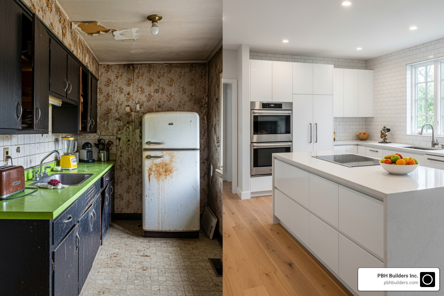 stunning before-and-after kitchen remodel - kitchen remodel chula vista