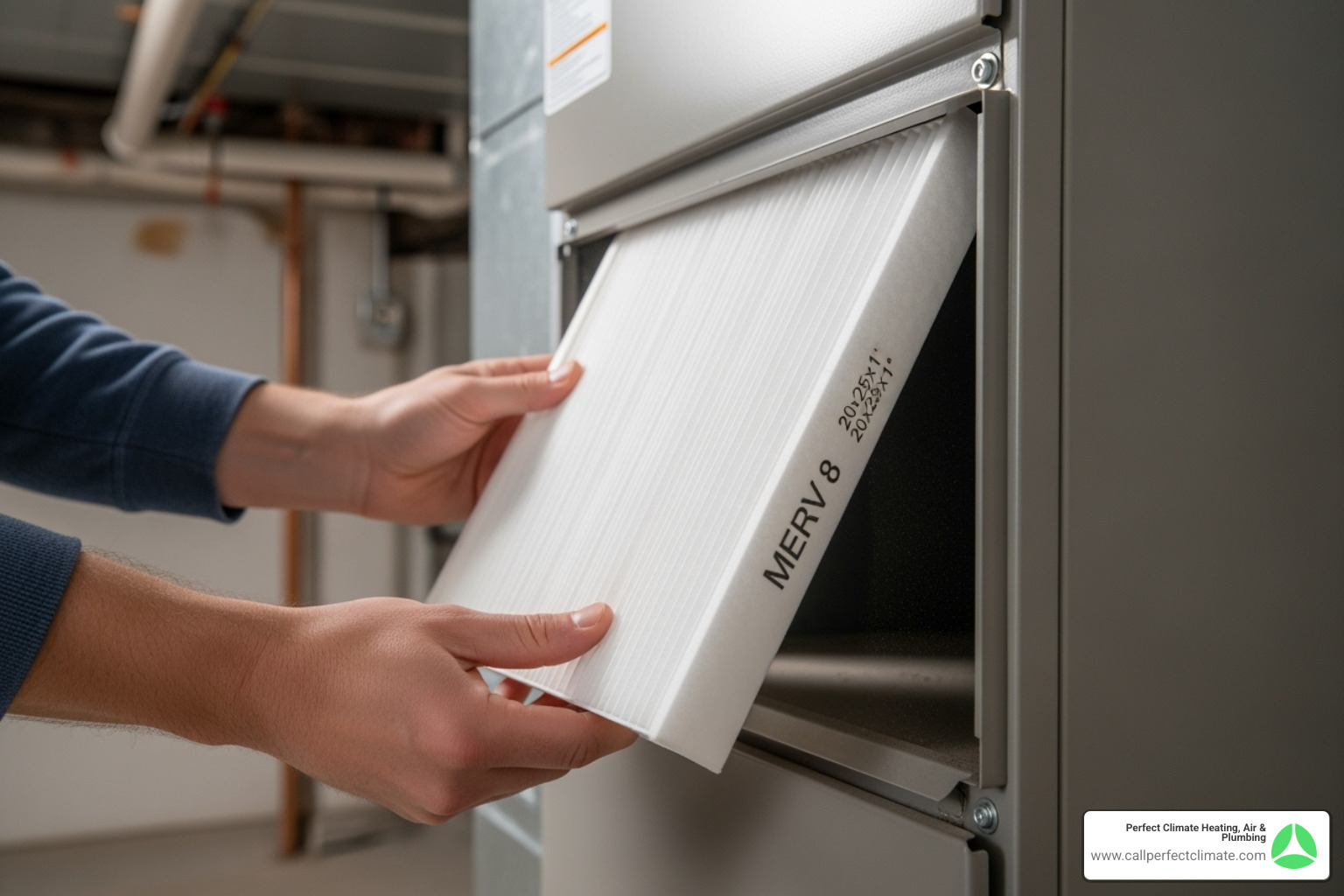 A homeowner replacing their AC unit's air filter - ac maintenance haubstadt in A homeowner replacing their AC unit's air filter - ac maintenance haubstadt in