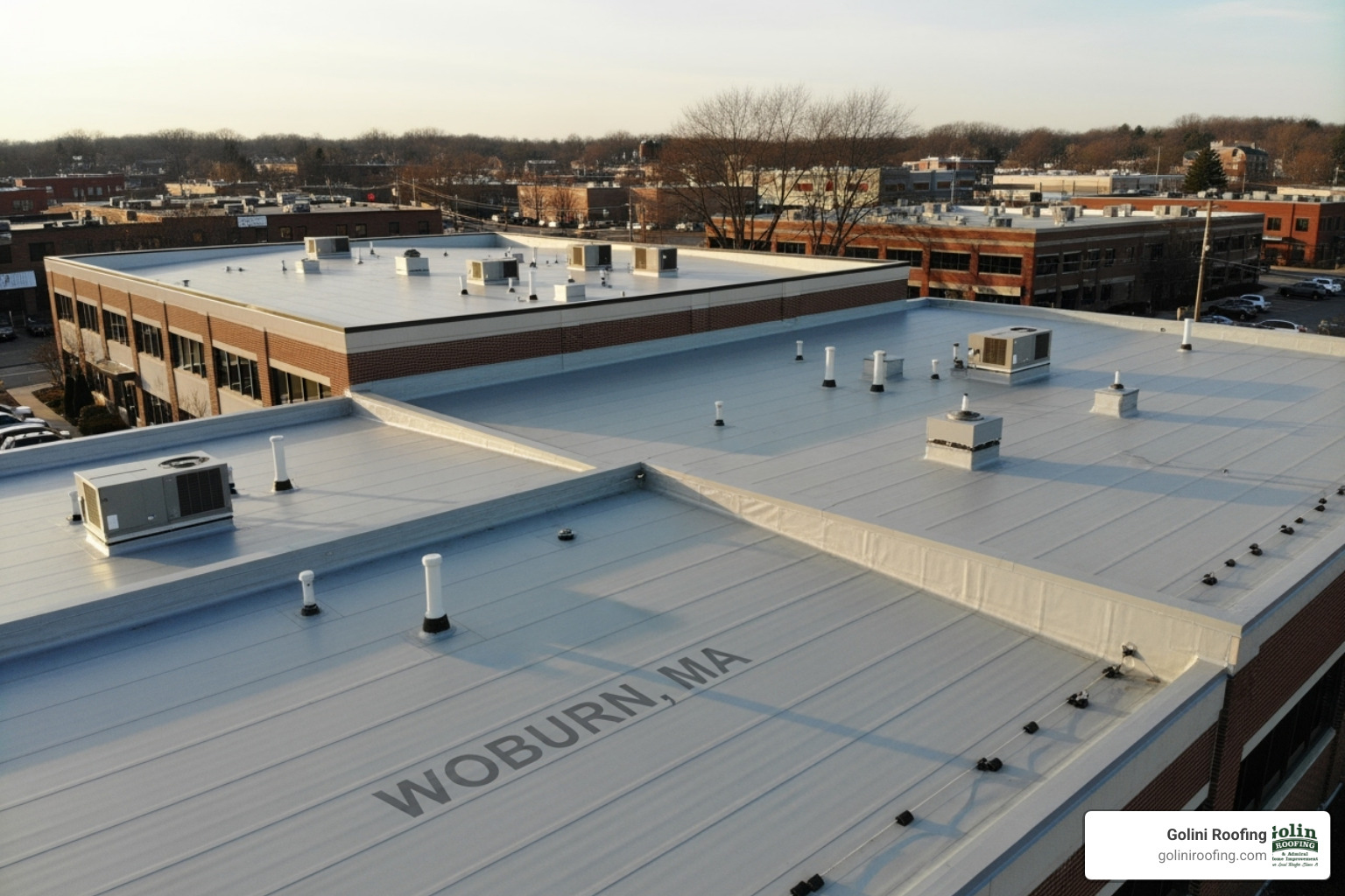close-up of a white TPO roofing membrane, showing its texture - roof tpo woburn ma close-up of a white TPO roofing membrane, showing its texture - roof tpo woburn ma